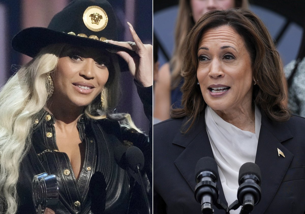 Beyonce Kamala Harris Rally Endorsement