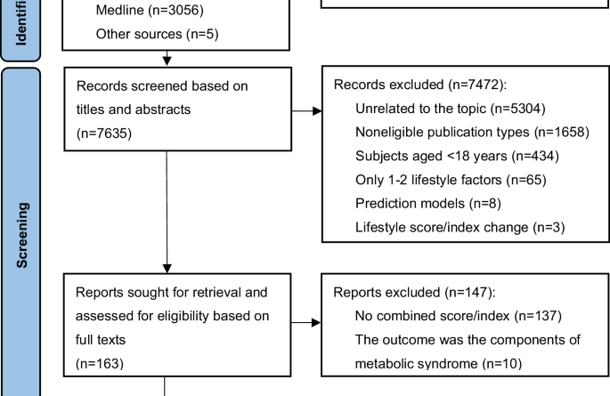 Associated lifestyle factors and metabolic syndrome risk: a systematic review and meta-analysis - International Journal of Obesity.